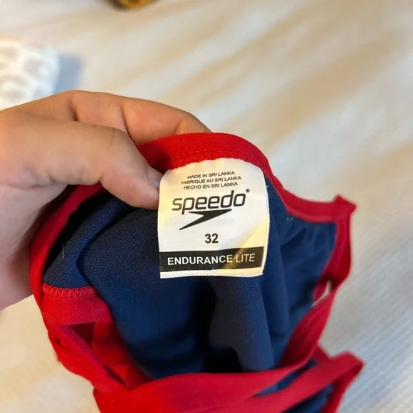 Speedo Red Guard Swimsuit - Picture 5 of 5